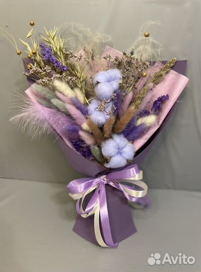 Букеты из сухоцветов
