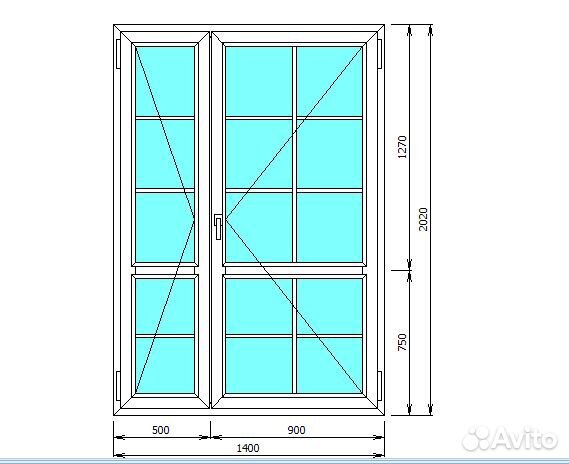 Дверь пластиковая пвх