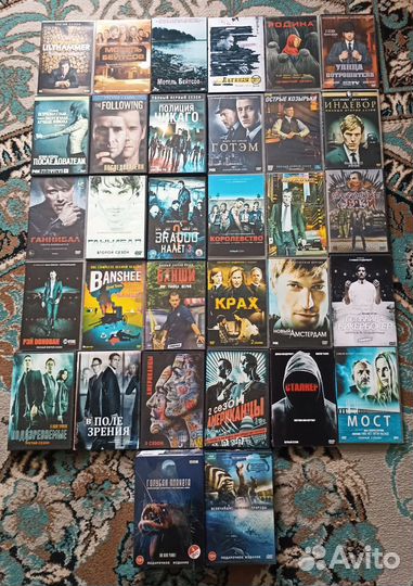 Коллекция DVD сериалов, дисков