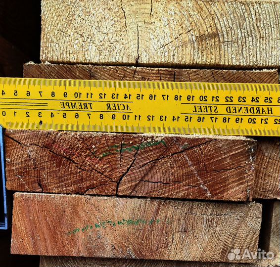 Доски лиственницы камерной сушки 25x150 мм, гарант