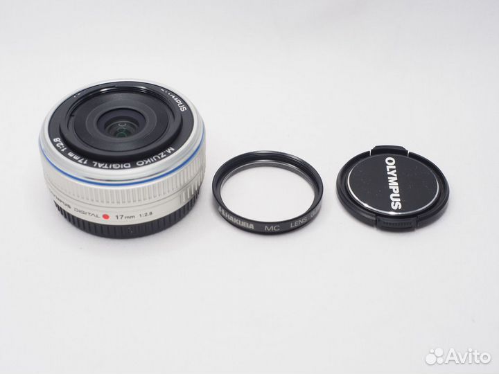 Объектив Olympus 17mm f2.8 pancake блинчик + фильт