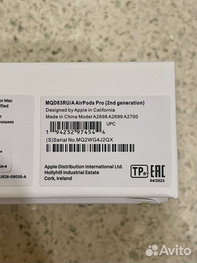 Apple Airpods Pro 2 оригинал