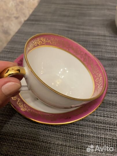 Чайная пара роза гдр