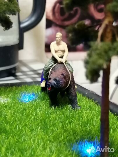 Диорама с подсветкой 1 35