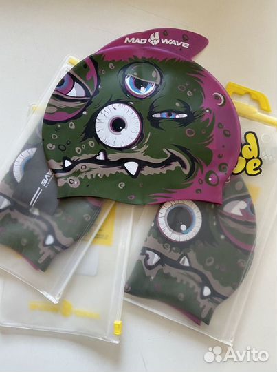 Шапочки детские в бассейн