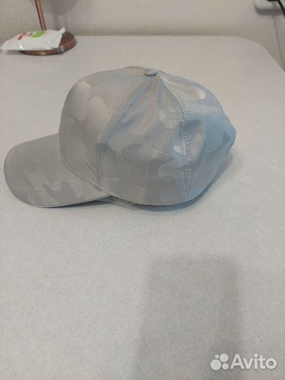 Бейсболка светло-серая регулируемая, размер 60-65