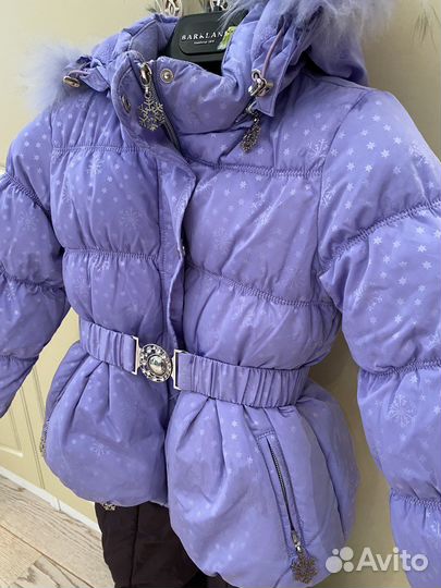 Зимний костюм для девочки 110