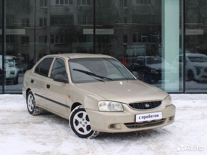 Hyundai Accent 1.5 AT, 2004, 165 409 км