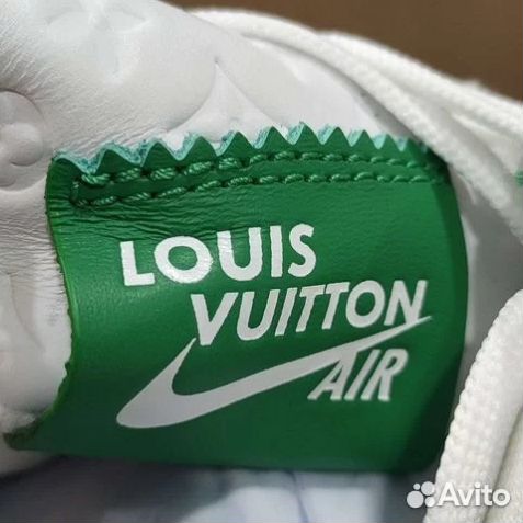 Louis Vuitton X Nike Air Force 1 Low White Gym Gre