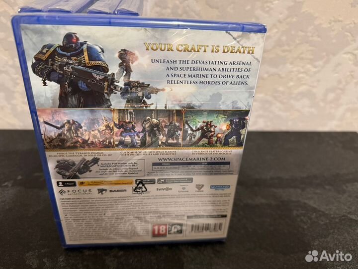 Warhammer 40.000 space marine 2 ps5 диск наличие