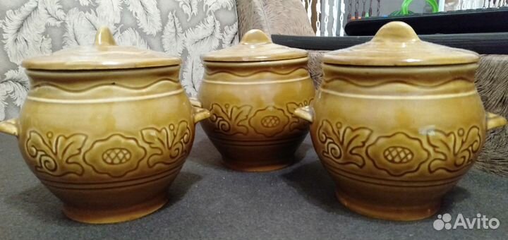 Глиняные горшочки