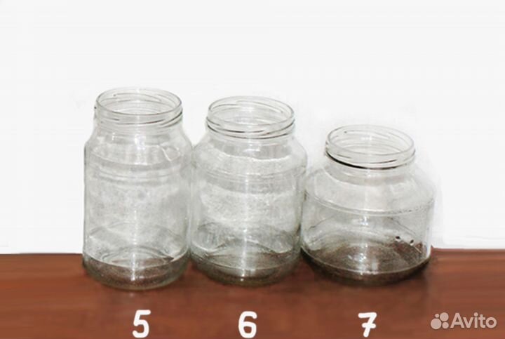 Банки стеклянные 3 и 1 литр - 35 шт. от