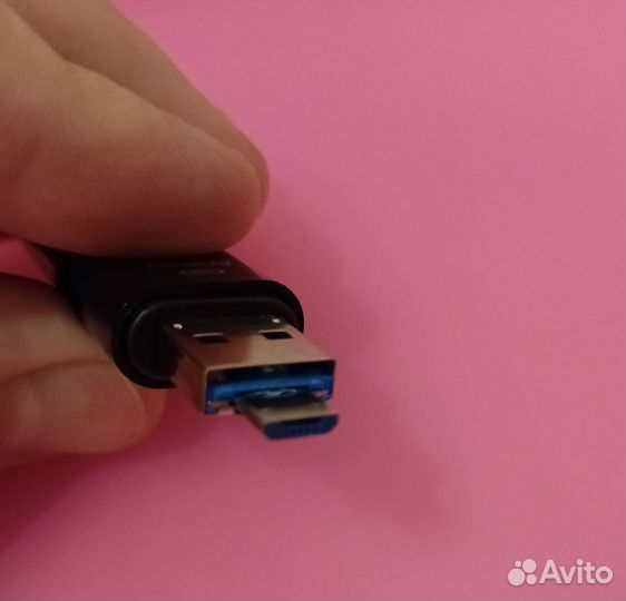 Кардридер MicroSD USB/Type-C