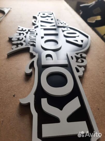 Адресные таблички, трафареты и т.д