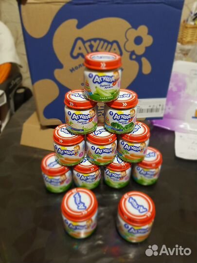 Овощные пюре Агуша 32 банки