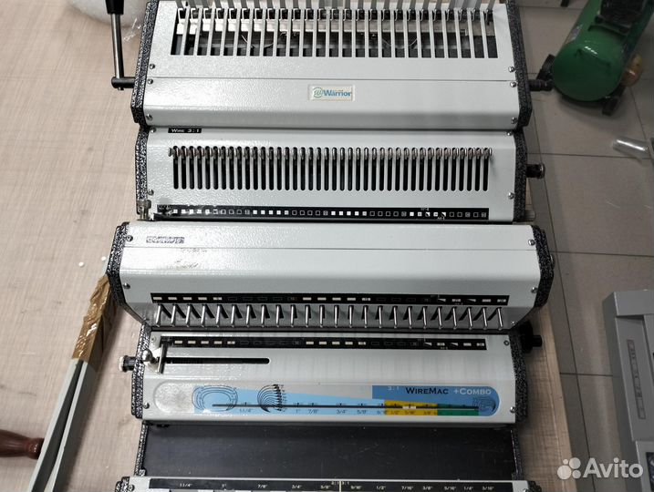 Машина переплетная Warrior 21182 (WireMac-Combo)