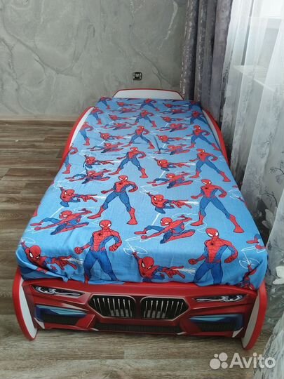 Детская кровать тачка