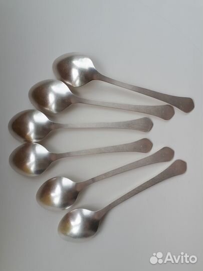 Столовые приборы 18 шт мельхиор СССР Таллин Элеган