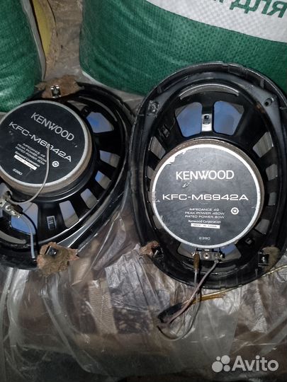 Динамики овалы kenwood