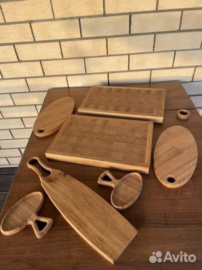 Разделочные доски,блюда для подачи,натуральный дуб