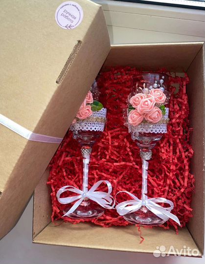 Бокалы ручной работы