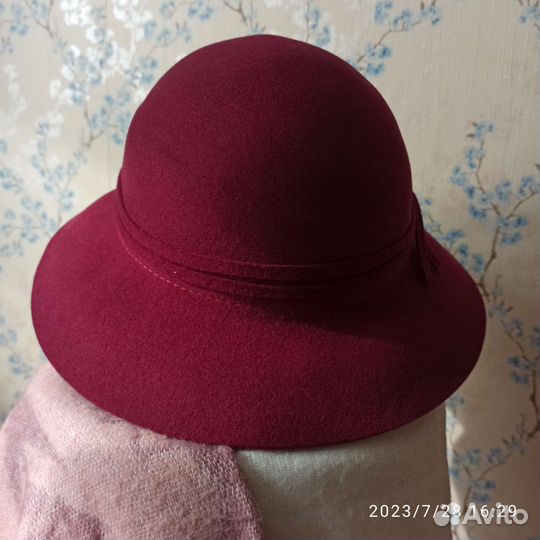 Шляпа фетровая женская р. 56