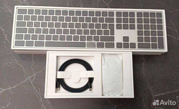 Клавиатура Apple Magic Keyboard Space Gray + Mouse