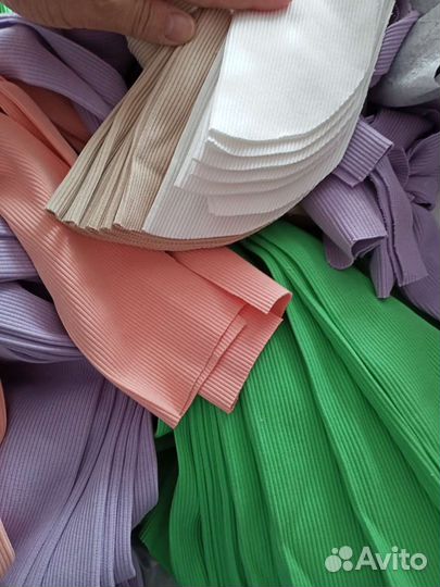 Лоскуты ткани мешком