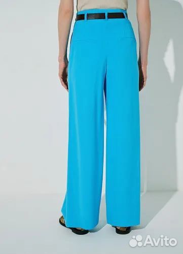 Широкие брюки с ремнём