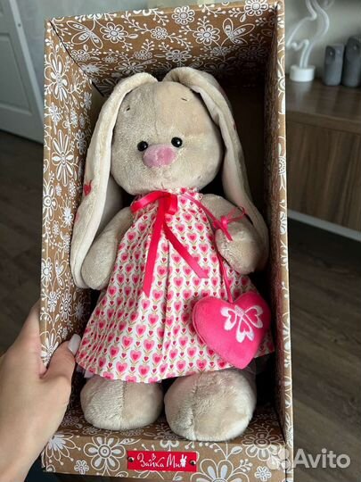 Мягкая игрушка заяц