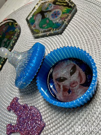 Шкатулка из эпоксидной смолы