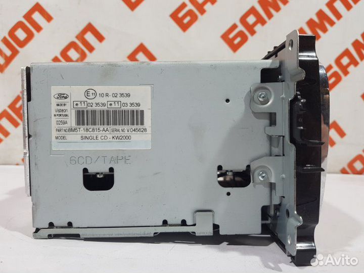 Магнитола Ford Focus 2 (2008-2011) 1.6 2008