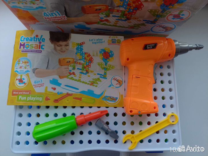 Мозаика с шуруповертом