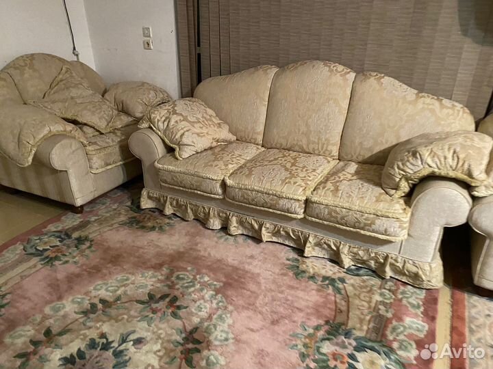 Диван и 2 кресла бу
