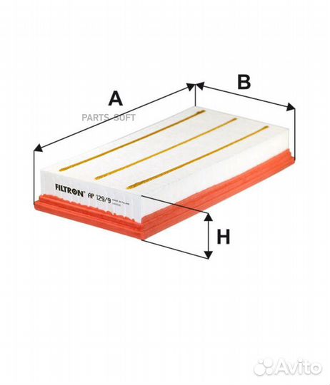 Filtron Фильтр воздушный AP129/9