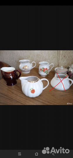 Молочники разные