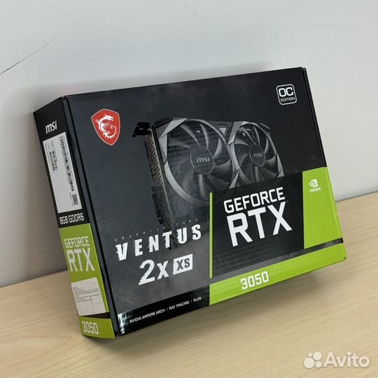 Новая видеокарта RTX3050 8GB MSI Ventus