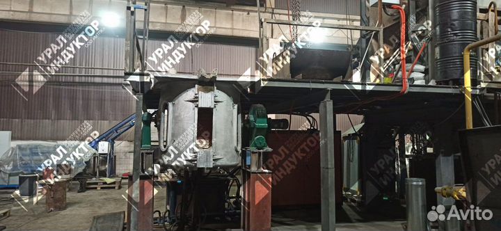 Индукционная плавильная печь 1000 кг