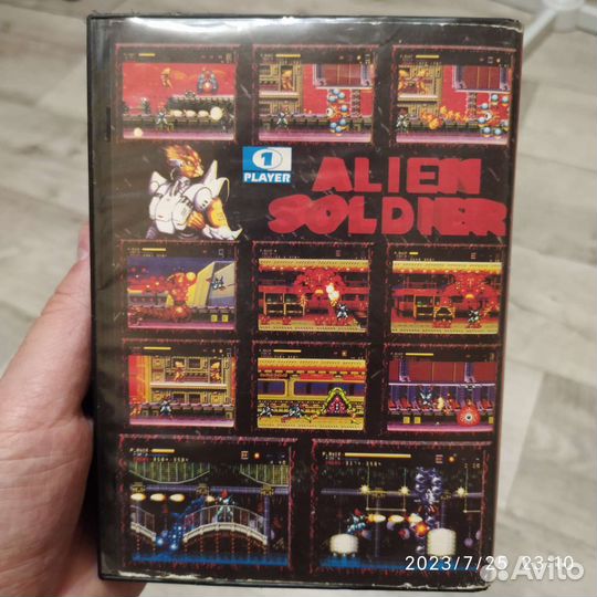 Картридж sega Alien soldier big box