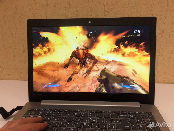 Ноутбук 12gb ram/гарантия/doom/2 видео карты ddr5