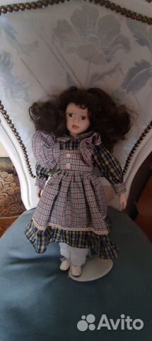 Кукла немецкая фарфоровая 42см