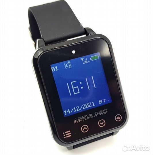 Влагозащищенный пейджер часы для официанта Элит