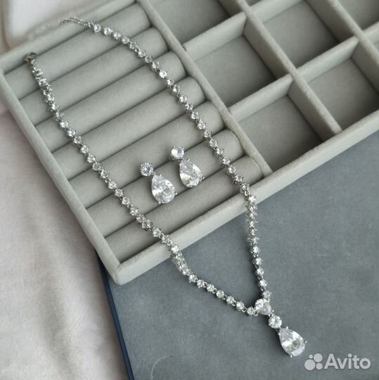 Колье и серьги набор