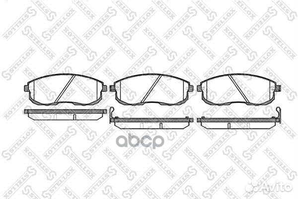 304 012-SX 293 12FDB691 колодки дисковые п N