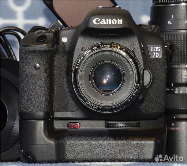 Canon 7D+объективы и вспышка