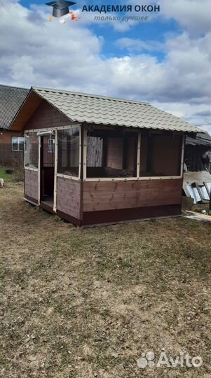 Мягкие окна для беседки