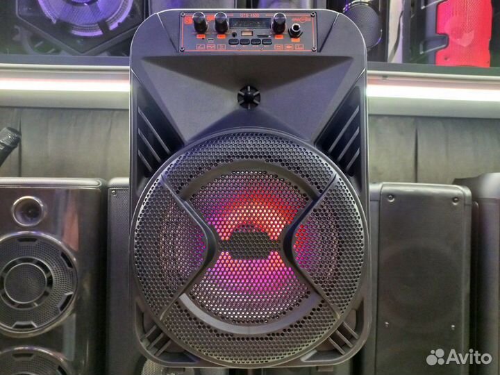 Блютуз колонка С караоке микрофоном