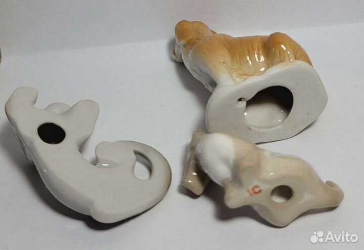 Фарфоровые статуэтки. Собаки