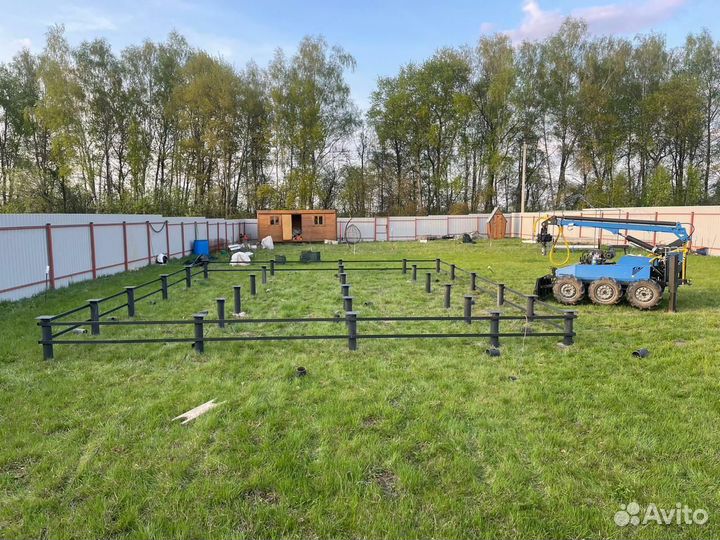 Винтовые сваи под ключ, винтовые сваи цены