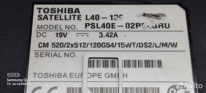 Toshiba Satellite L40-139